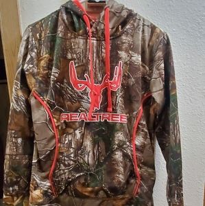 Realtree womens hoodie sweatshirt medium camo pink